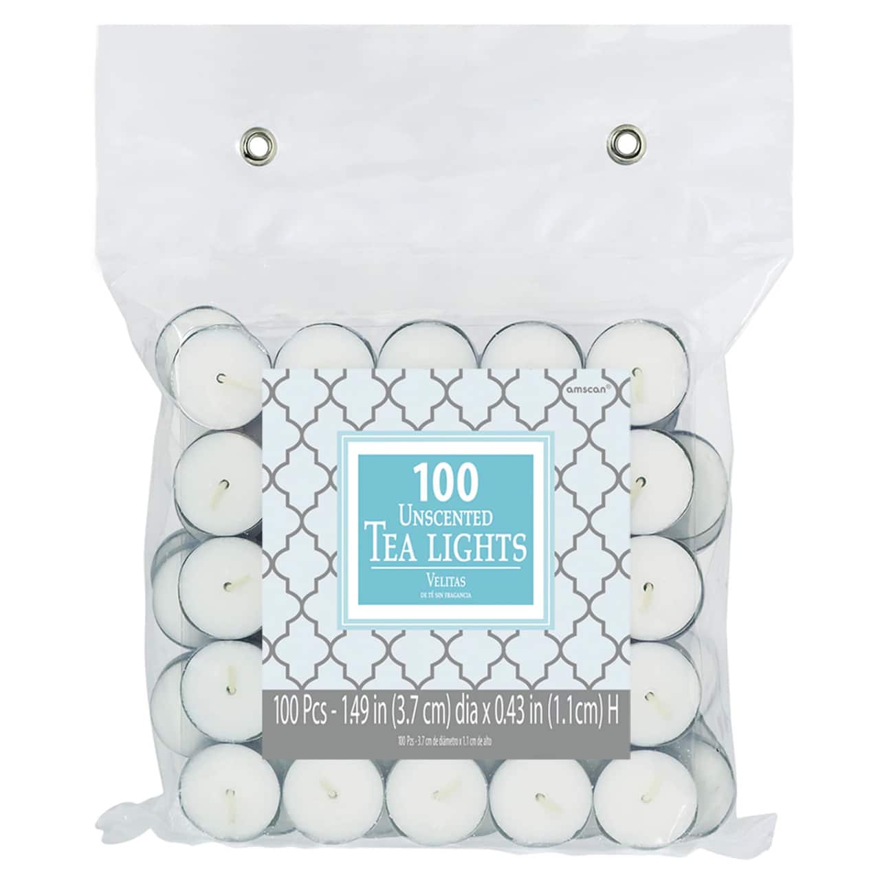 Unscented Tealight Candles, 100ct.